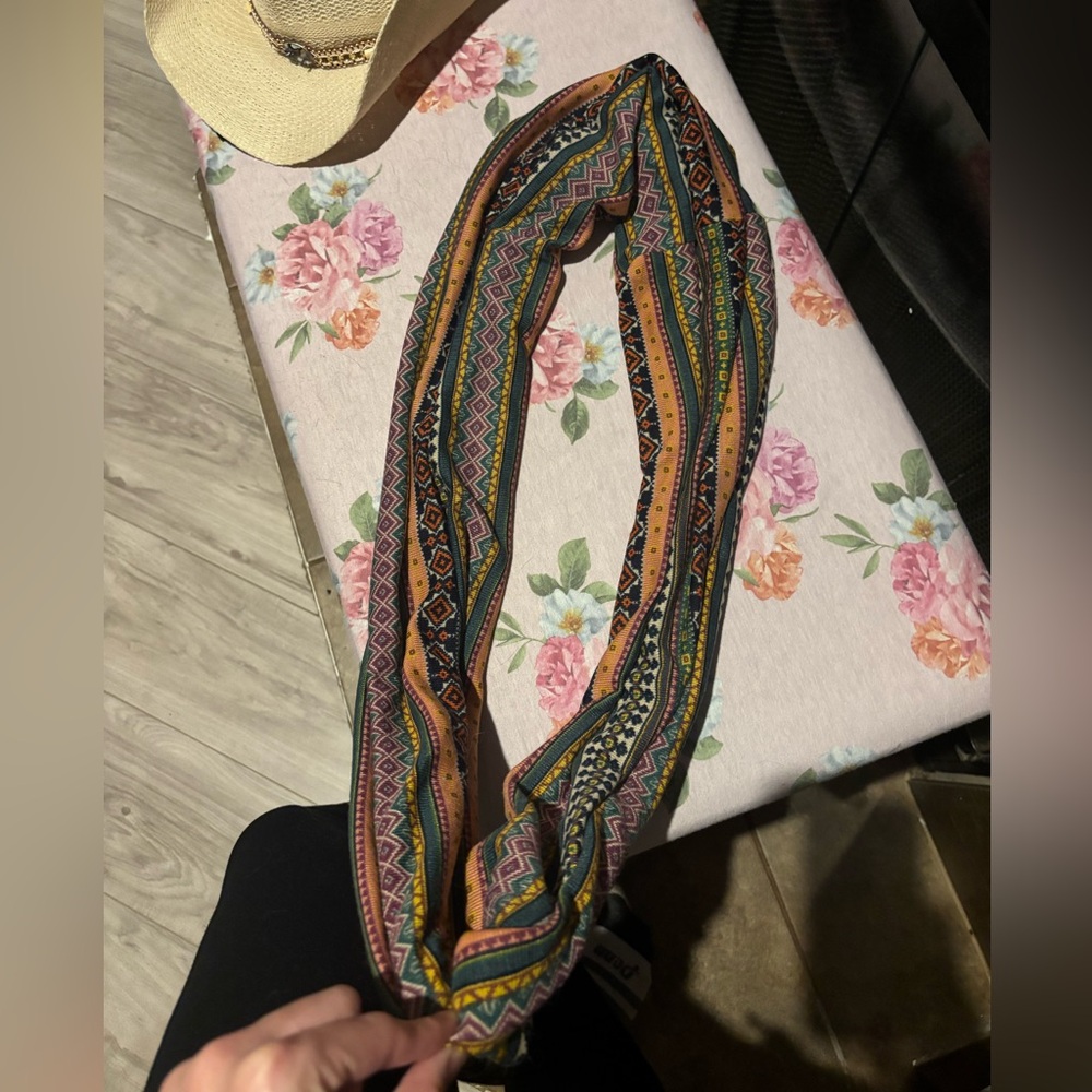 Boho Tribal Infinity Scarf - Picture 3 of 3